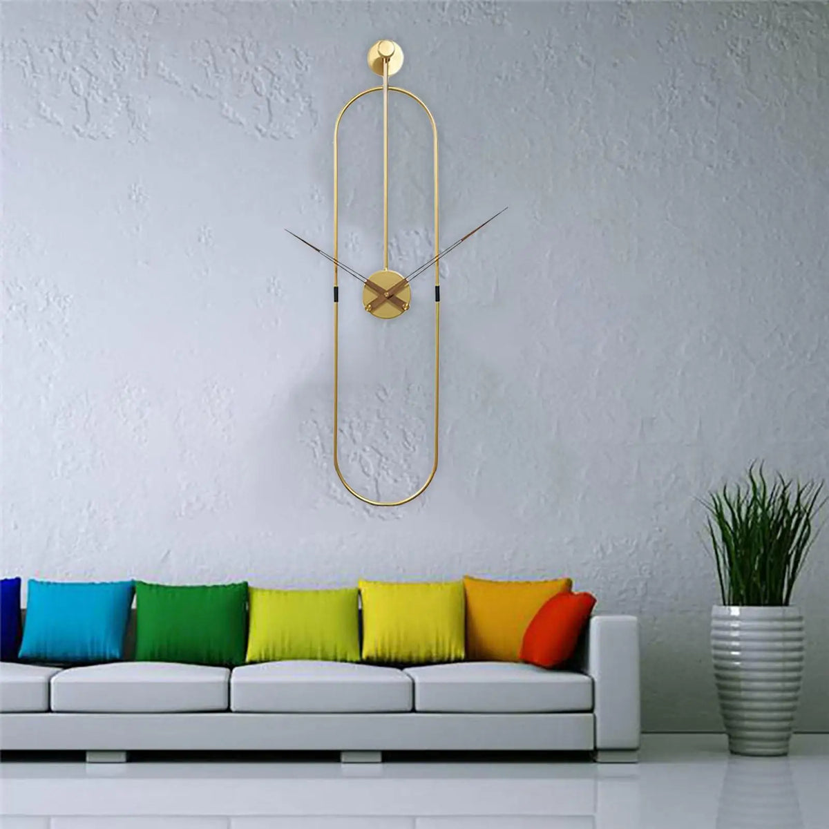 Modern Metal Wall Clock Bedroom Hanging Clocks for Office Bathroom Kitchen Hotel