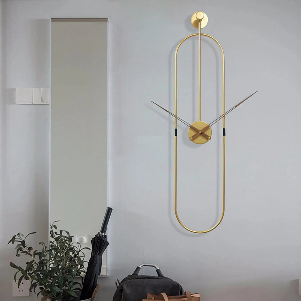 Modern Metal Wall Clock Bedroom Hanging Clocks for Office Bathroom Kitchen Hotel
